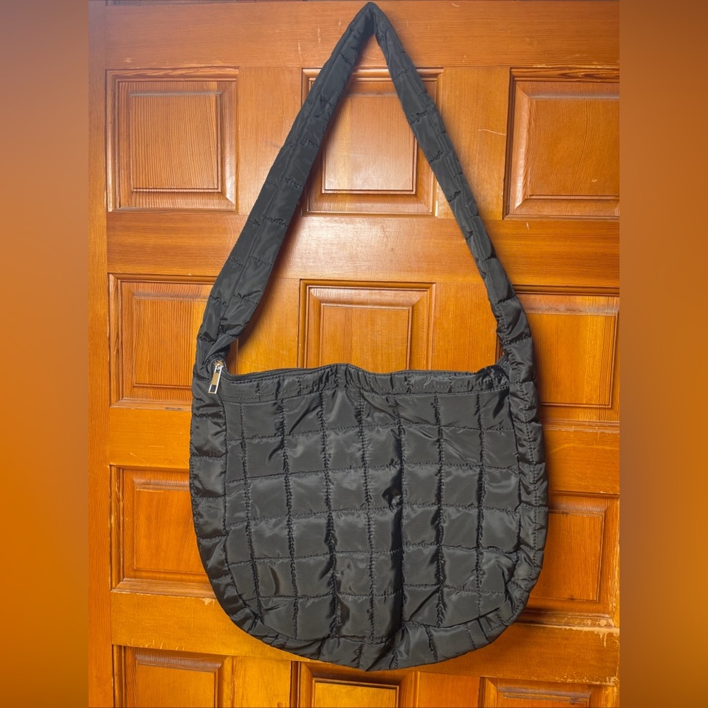 Black Quilted Shoulder Bag